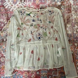 Zara blouse.